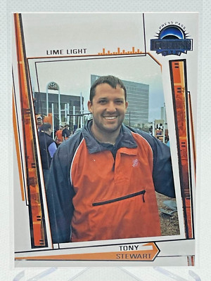 2004 Press Pass Eclipse TONY STEWART Nascar HOF Racing Card #84 Lime Light