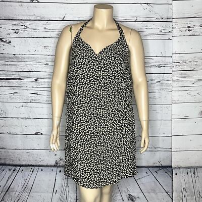 daisy print halter dress 2PS Blue Daisy Floral Print Halter Neck Dress With White Shawl Dress S   Jolly Vintage