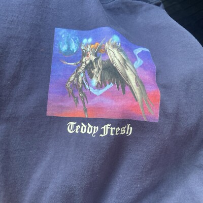 Magic the Gathering x TeddyFreshコラボネルシャツ Magic The Gathering x Teddy Fresh Collab Shirt Mens Large Dark