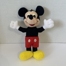Vintage Mickey Mouse Playskool Disney Babies 8" Plush Toy Toddler Baby Stuffed