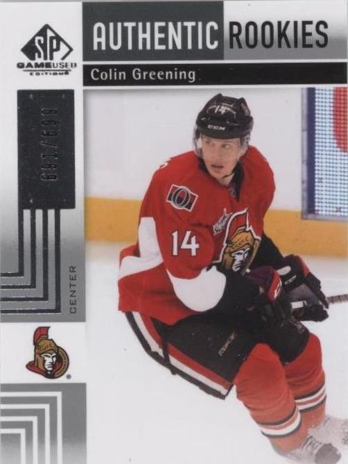 2011-12 SP Game Used Edition - Colin Greening #127 - 1 of 1