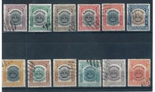 Labuan 1902 Crowns full set of stamps. Used. Sg 117-128