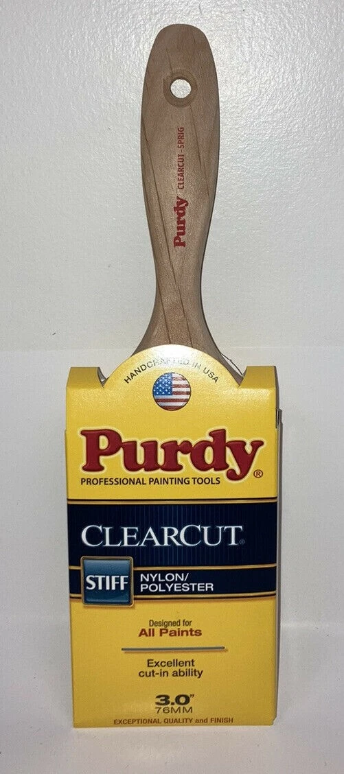 Purdy XL Glide Natural Bristle Angle 3.5-in Paint Brush At
