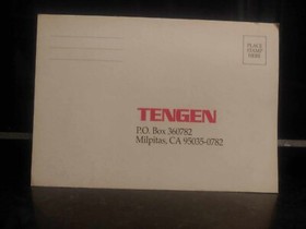 Vintage TENGEN Ms. Pac-Man Game Nintendo NES Customer Response Card Insert