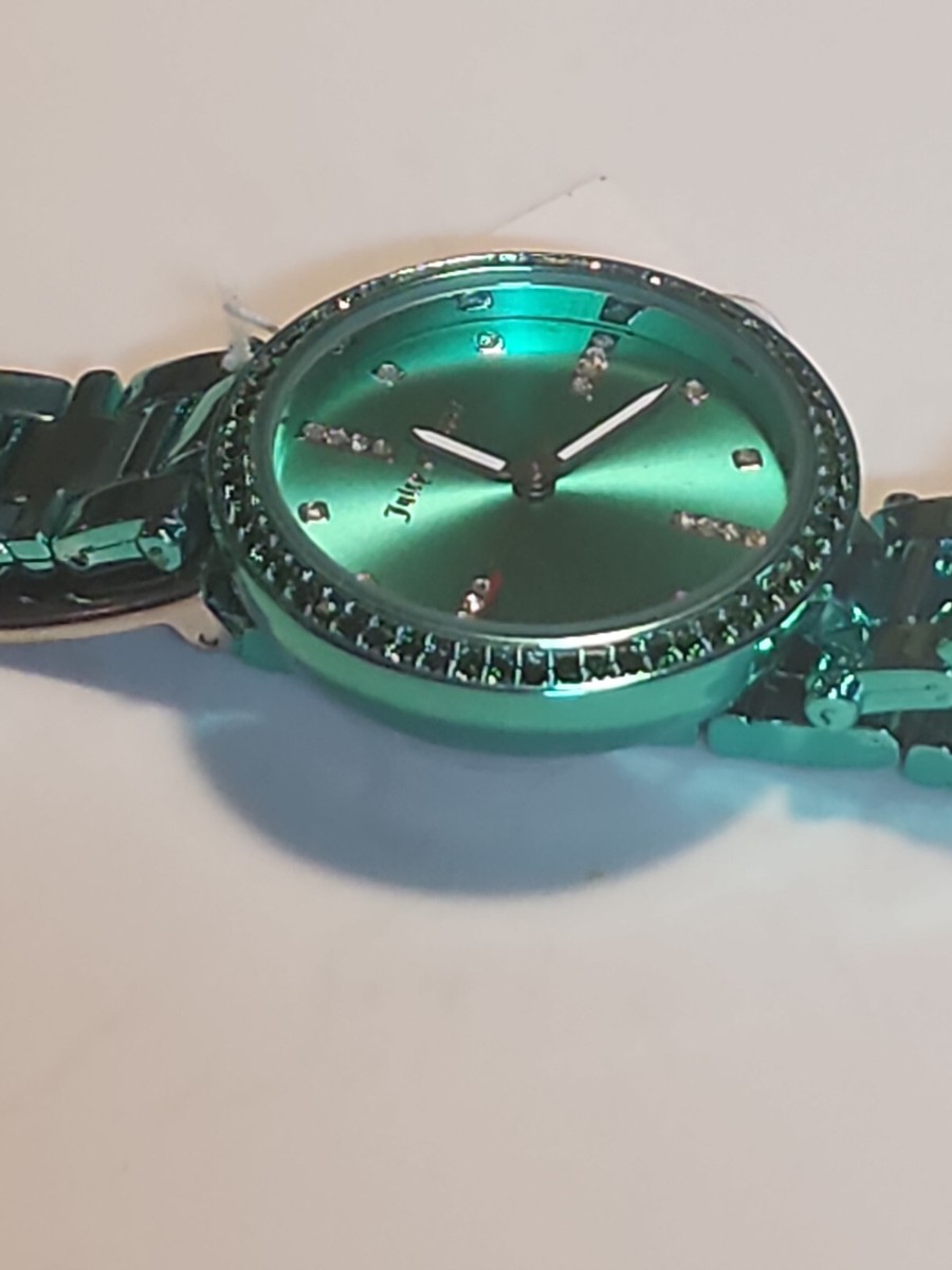Juicy Couture Black Label Teal Stainless Steel Quartz Watch  display picture 3