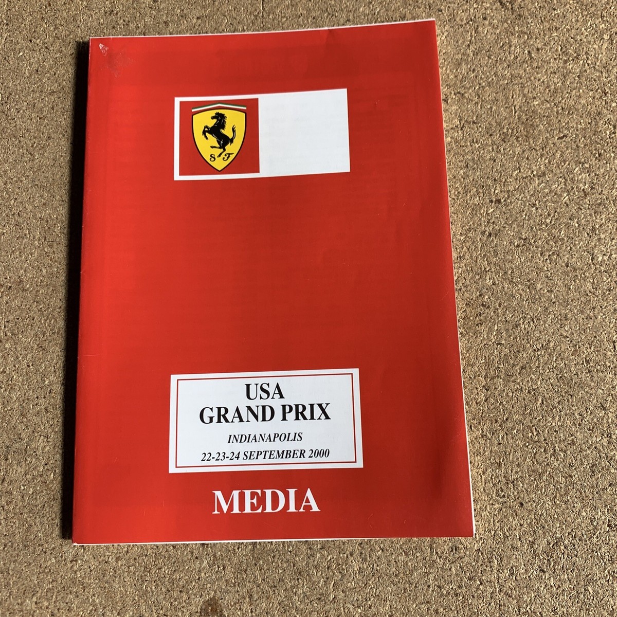 Ferrari F1 2000 media phamphlet | eBay