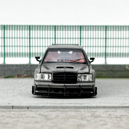 RM 1:64 Benz 190E W201 Modified Edition Model Diecast Alloy Car Collection - Bild 7 von 8