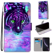 Tiger Wallet Phone Case For iPhone Samsung OPPO Xiaomi Huawei ZTE Honor Motorola