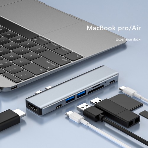 Type-c HUB For PC 11 In 1 PD 100W HD Output Multifunctional USB 3.0 10 Gbps USA - Picture 4 of 14