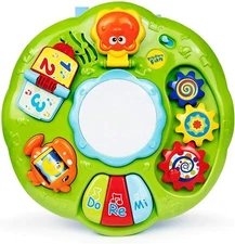 Activity Center with Drum – Infant Activity Center with 3 Musical Piano Keys