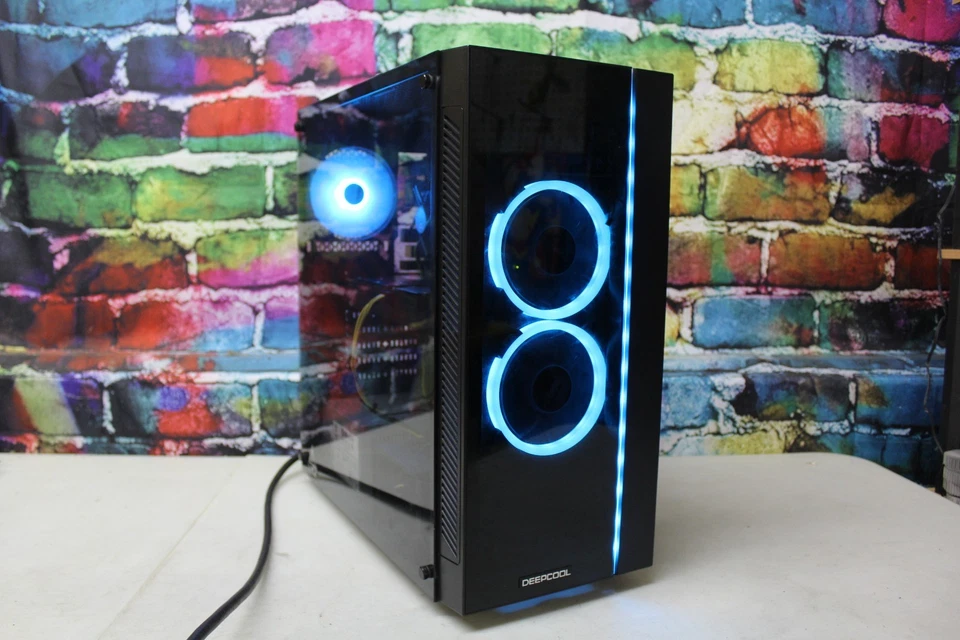 Custom RGB Gaming Desktop PC Intel i7 Quad 8 GB 500 SSD Nvidia Quadro K620 2 GB - Image 4 of 4