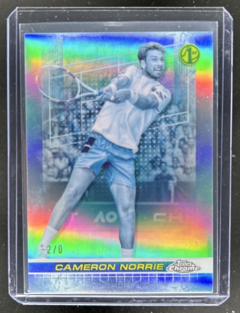 2024 Topps Chrome Cameron Norrie 1st Prospect Frozenfractor Refractor #-2/0