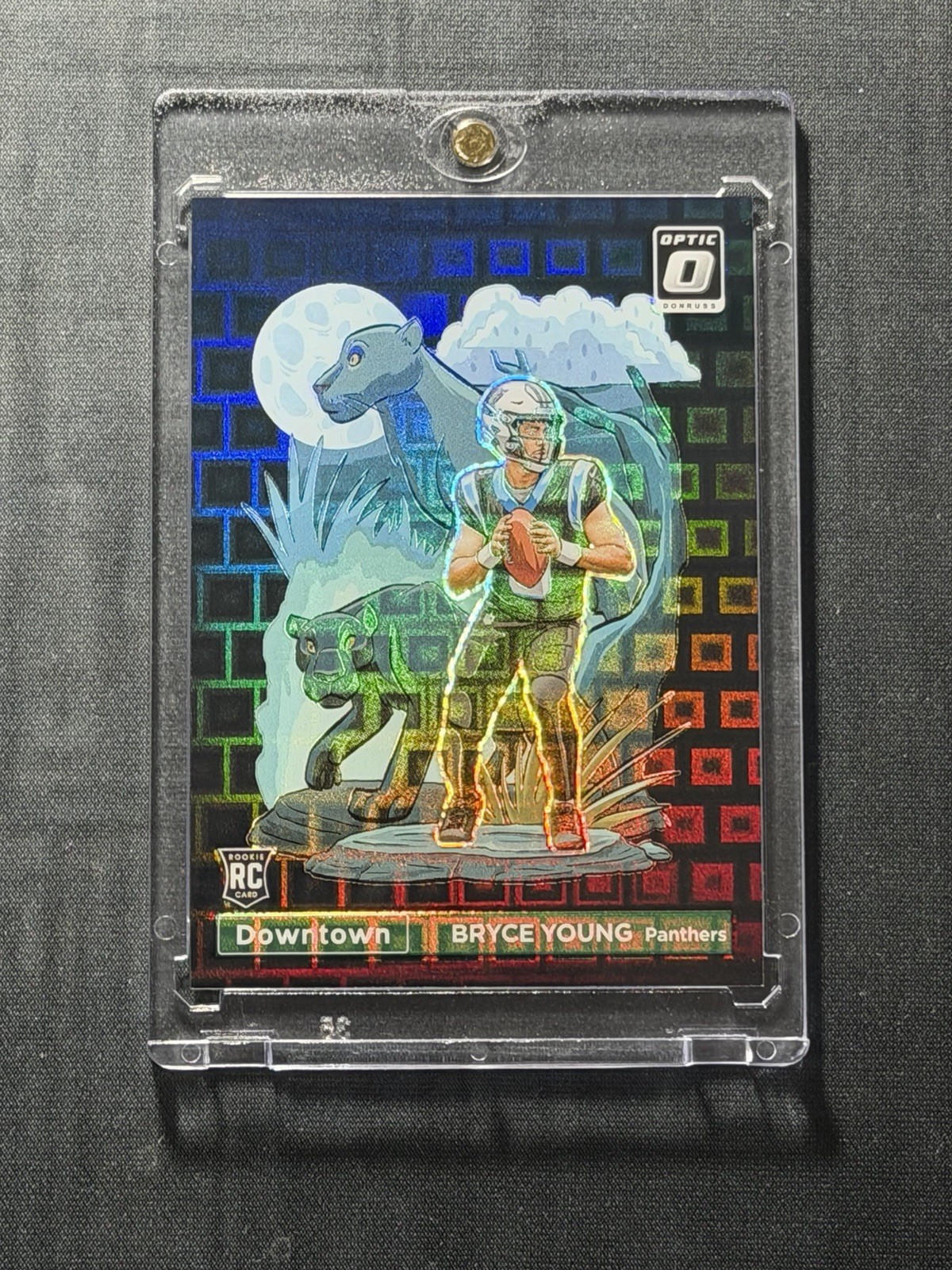 2023 Panini Donruss Optic - Downtown Bryce Young Black Pandora Prizm /25 (RC)