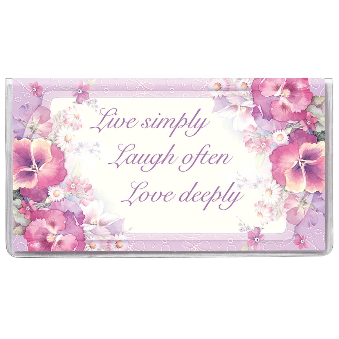 Live Laugh Love 2-Year Planner with Notes Space and Plastic Cover