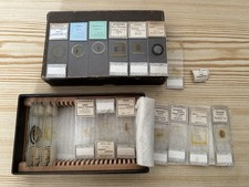 20 Flatters & Garnett Vintage Prepared Microscope Slides - Mixed Specimens