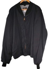 Workrite FR Jacket Mens 2XL Bomber Blue HRC 3, 2112 Flame Resistant 30.8 ATPV