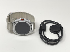 Samsung Galaxy Watch Ultra 2024 47mm Titanium White w/ Band Cellular Very Good