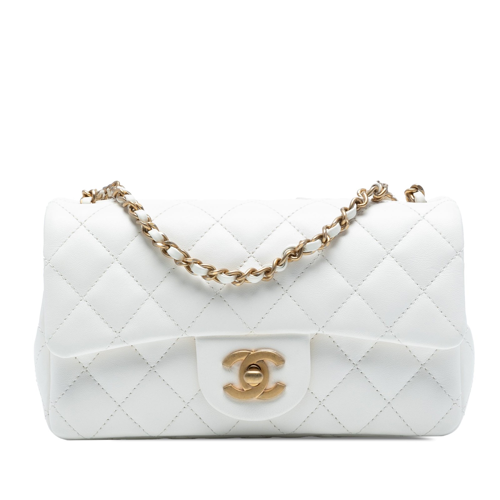 Chanel Mini Rectangular Classic Lambskin Romance … - image 1