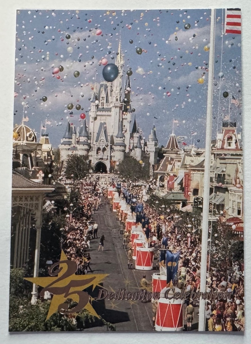 1996 Walt Disney World 25th Anniversary Trading Cards - Pick your