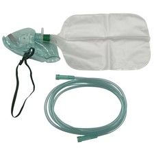 1pk Adult Non-Rebreather Oxygen Mask w/6.8Ft Crush Resistant Tubing