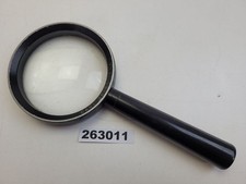 Handlupe Lupe Carl Zeiss Jena alt DDR Metallgehäuse Kunststoffgriff Glas #263011