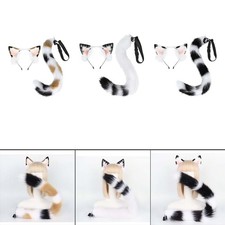 Cat Ears Headband and Long Tail Funny Gifts Fancy Dress Headdress Costume