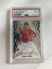2018 Topps Stadium Club - Beam Team Rookie Shohei Ohtani Rookie Card RC PSA 8