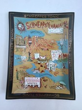 Vintage Schweppes glass tray