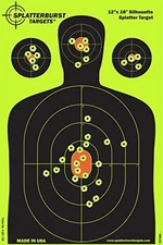 Splatterburst Targets - 12 x18 inch - Silhouette Splatter Target - Easily See...