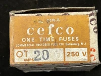 MACHINIST SObxDr3 TOOL LATHE MILL Machinist Lot of Cefco OT 20 One Time Fuse