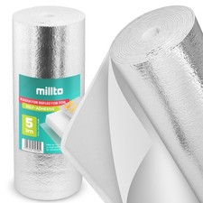 Heizkörper Reflexionsfolie Film 5 m Selbstklebend ALU Isoliermatte Thermofolie