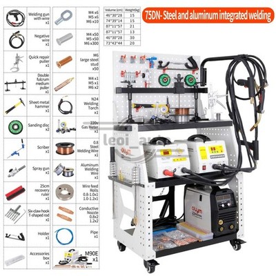 NEW Car Dent Puller Welder Repair Machine For Steel +Aluminum