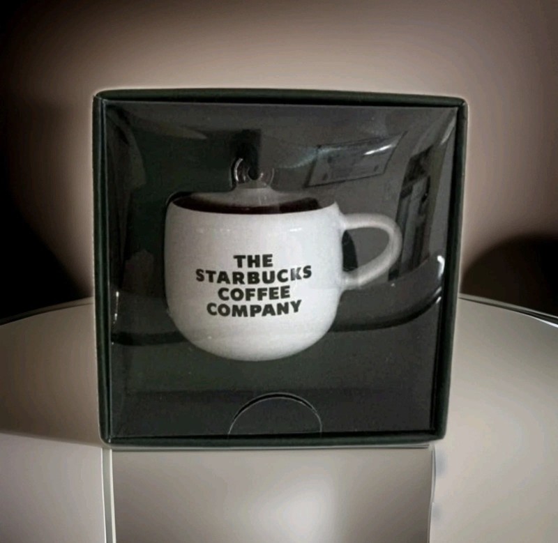  Starbucks 2025 Coffee Mug Christmas Ornament 