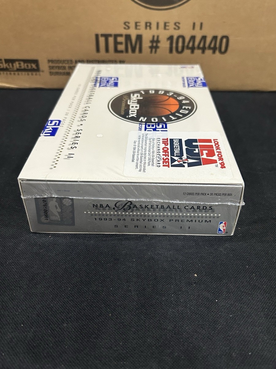 1993-94 SKYBOX PREMIUM BASKETBALL SERIES 2 FACTORY SEALED BOX 36