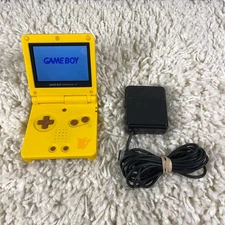 Nintendo Gameboy Advance SP GBA SP Pikachu Edition Handheld AGS-101 Authentic