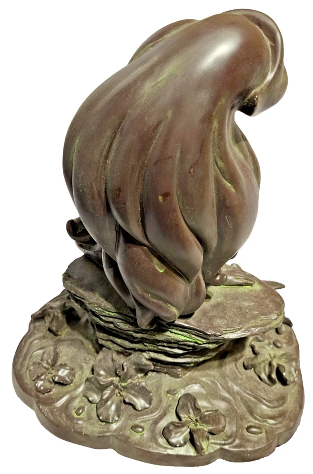 DISNEY THE LITTLE MERMAID 11" RESIN GARDEN STATUE PRINCESS ARIEL 2006 FIGURINE - Image 3 of 4