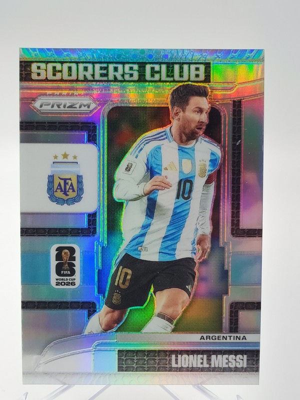 2026 Panini Prizm World Cup - Lionel Messi #15 Scorers Club Silver Prizm