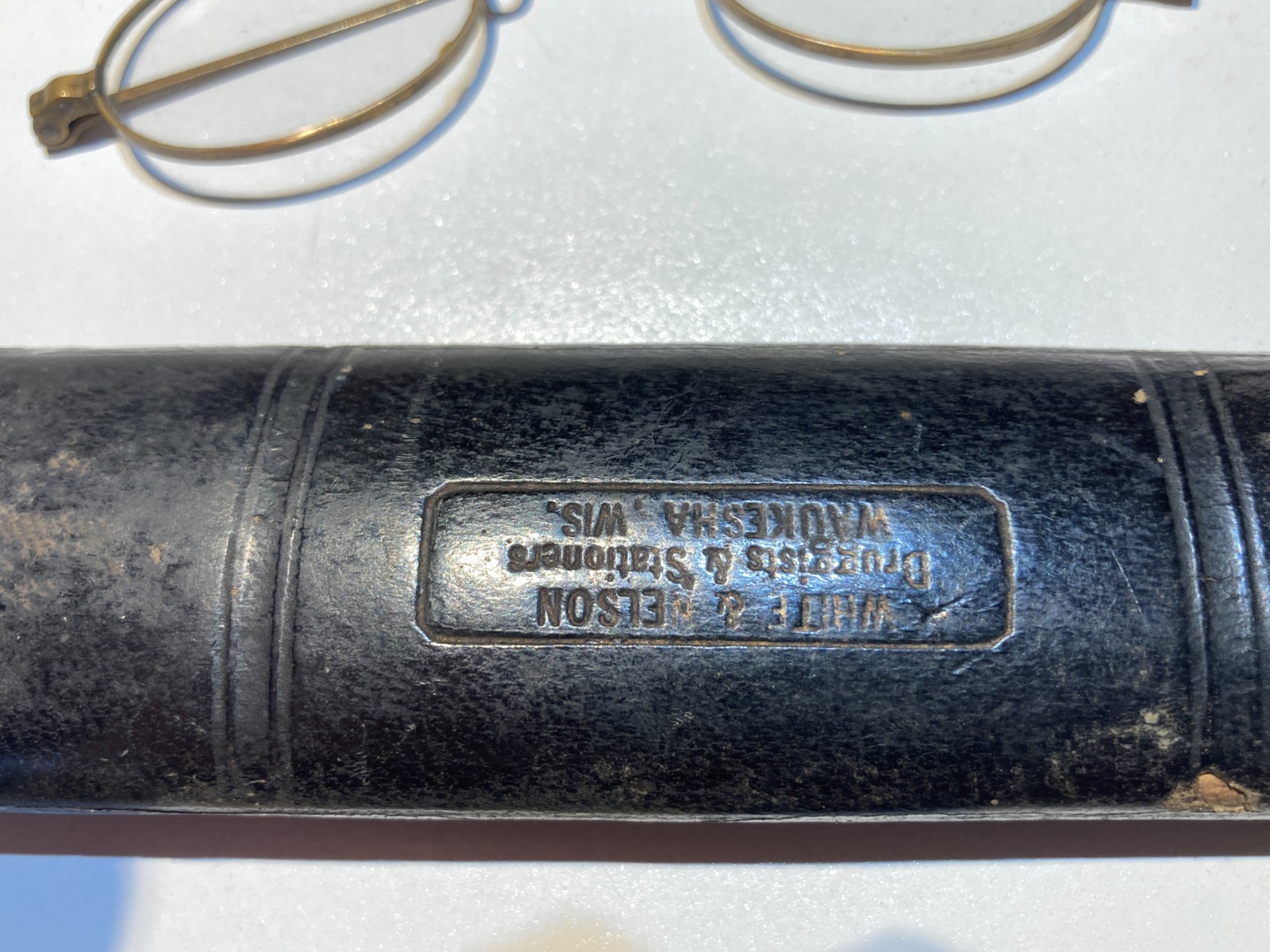 Vintage Solid Copper Eyeglasses/Spectacles , unkn… - image 8