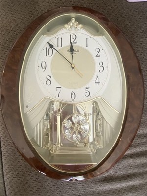 Seiko World Rhythm Musical Wall Clock Quartz Chime Rotating