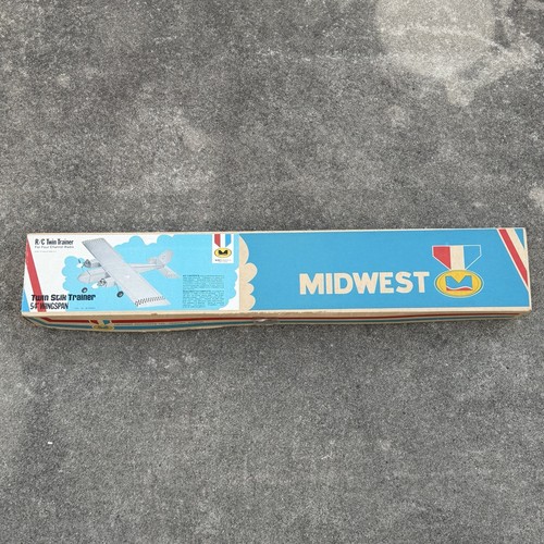 Vintage Midwest RC Twin Stik Trainer Kit 54" Wingspan - READ
