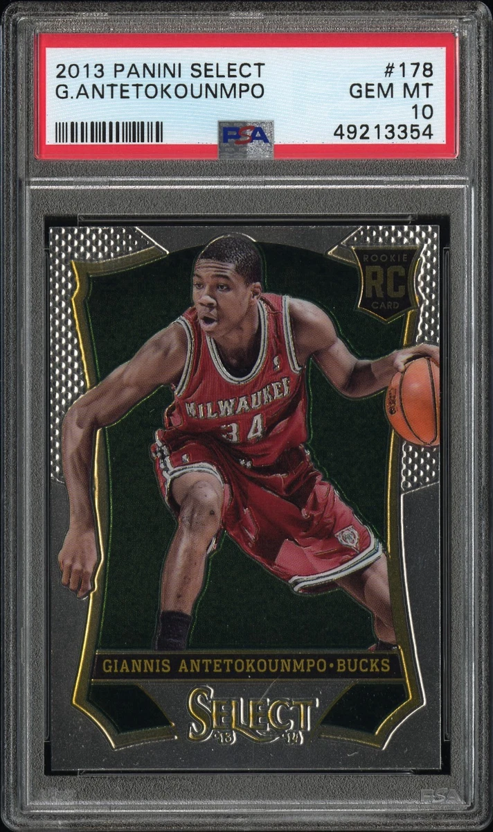 Panini Giannis Antetokounmpo 10 Graded Basketball Sports Trading