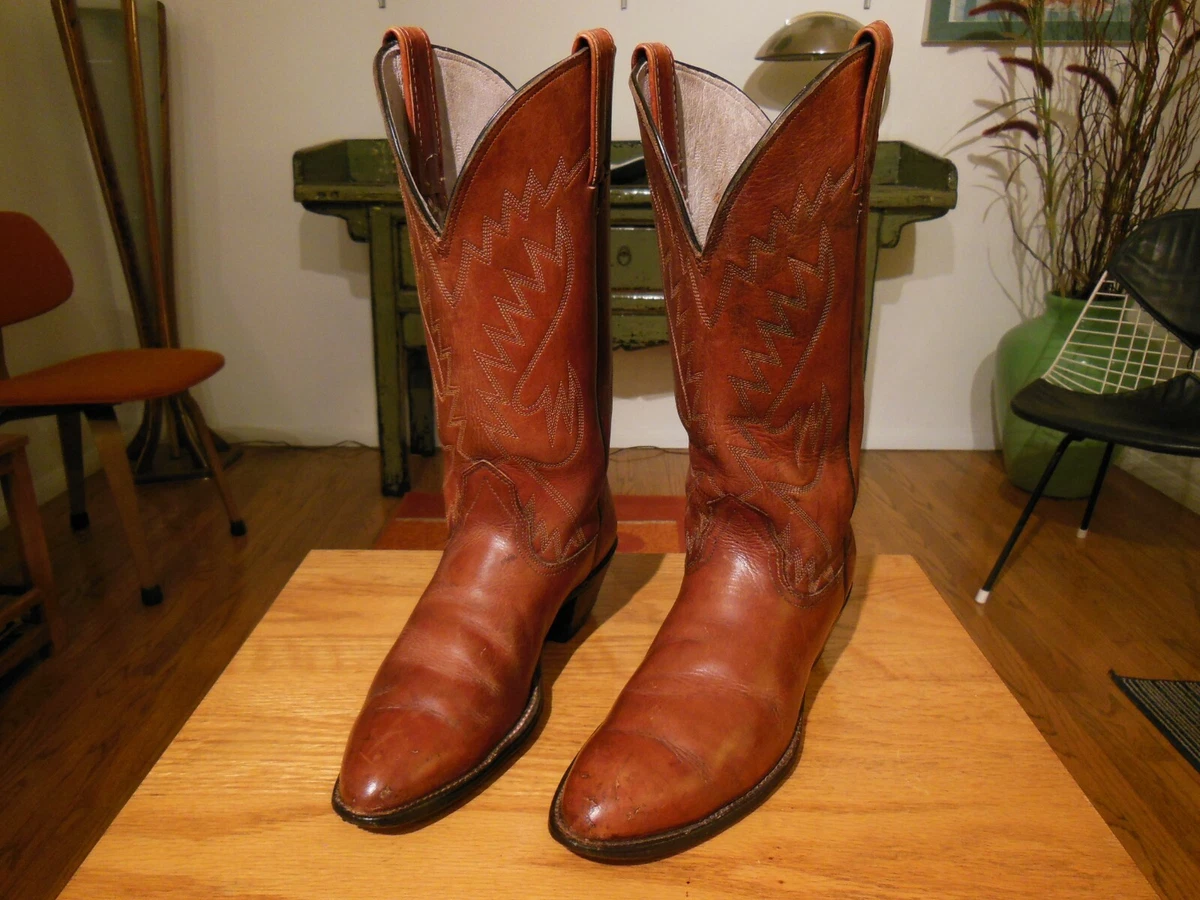 Pre-owned Leather Boots In Brown