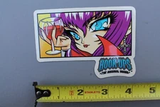 Hook-Ups Skateboards Wine Glass Sexy Girl OG Z87A Vintage Skateboarding STICKER