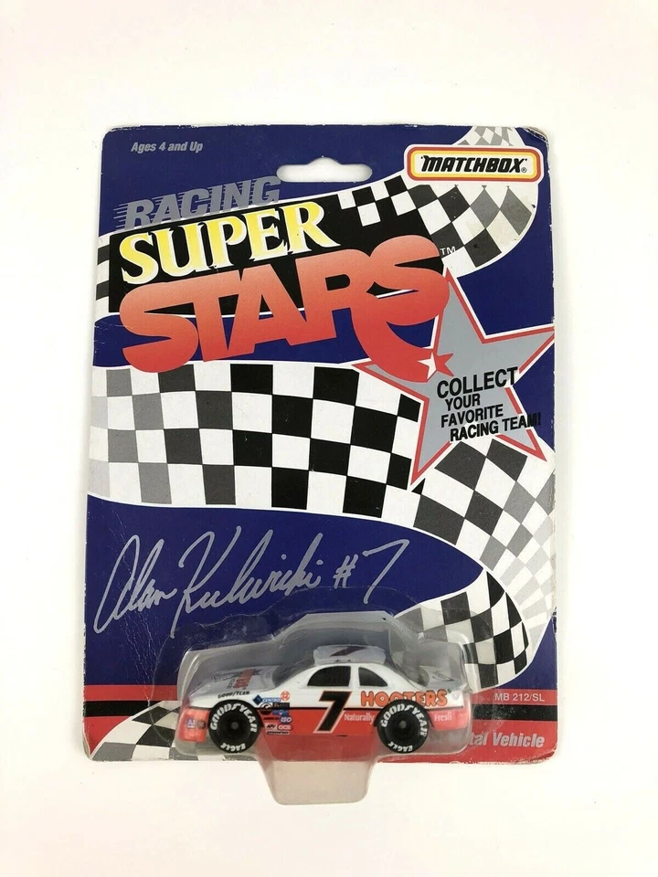 Matchbox NASCAR Racing Super Stars Richard Petty #43 Alan Kulwicki #7 Lot of 2 - Image 3 of 4