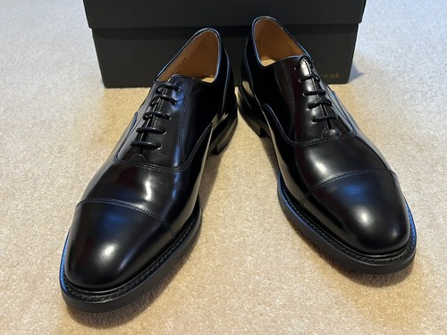 Zapatos Loake 805b2 Para Hombre Negros Puntera Oxford Reino Unido 10.5 F. Muy Raros, Descatalogados. - Imagen 18 de 24