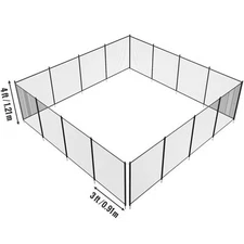 4 x 48 FT Pool Fence Removable Child Safety Pool Fencing 340gms Teslin PVC