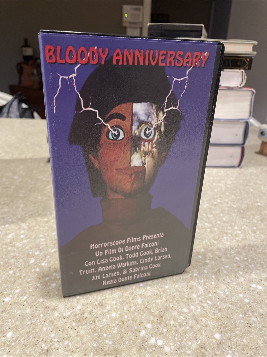 Bloody Anniversary 1995 Horrorscope VHS Very Rare Horror SOV