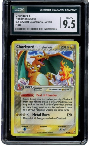 Pokemon Cessation Crystal EX Crystal Guardians Reverse Holo #74