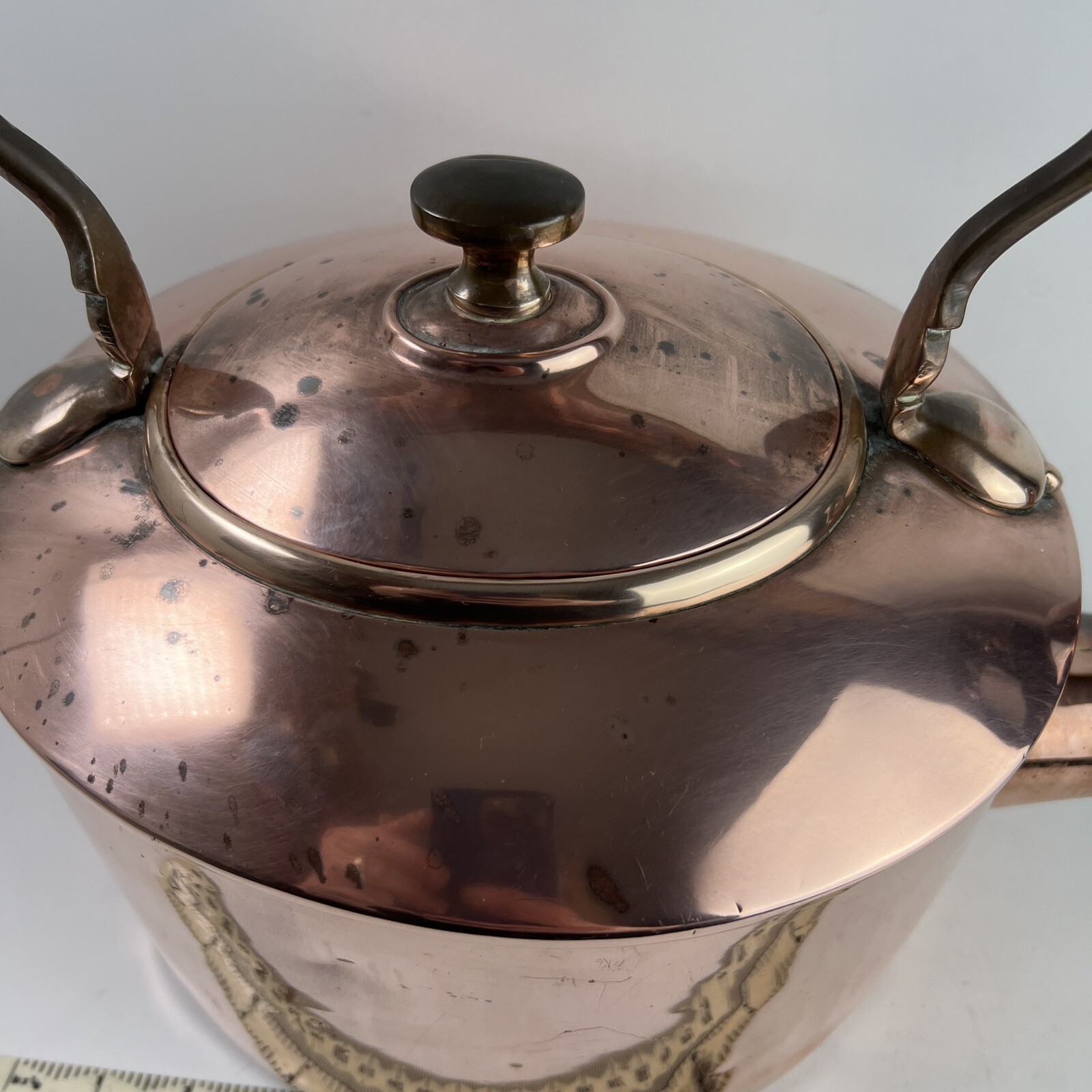 Extra Large Antique Copper Kettle eBay