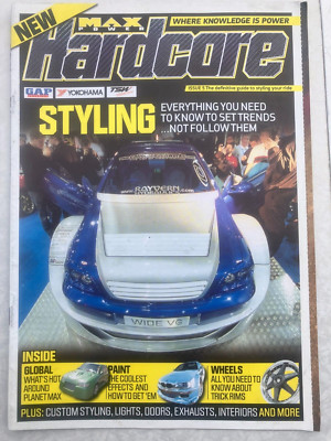 MAX POWER HARDCORE MAGAZINE OCT 2005 - STYLING - PAINT WHEELS  - ISSUE 5